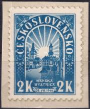 1945, ČSR II, 0409, 1. výročí SNP: Banská Bystrica (✶)