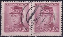 1945, ČSR II, 0413, Výplatní známka: Portréty - M. R. Štefánik ⊙ ◫