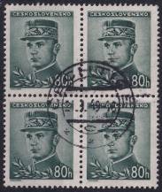 1945, ČSR II, 0416, Výplatní známka: Portréty - M. R. Štefánik ⊙ ⊞