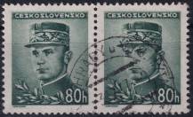 1945, ČSR II, 0416, Výplatní známka: Portréty - M. R. Štefánik ⊙ ◫