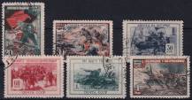 1945, SSSR, 0953/0958, "Velká vlastenecká válka 1941 - 1945 (IV): Válečné scény  ⊙