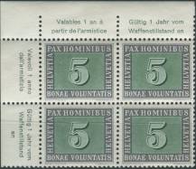 1945, Švýcarsko, 0447, Příměří v Evropě ∗∗ ⊞ L H