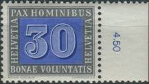 1945, Švýcarsko, 0450p, Příměří v Evropě ∗∗