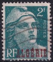 1946, Alžírsko, 0235, Výplatní známka: Marianne ⊙
