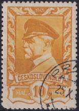 1946, ČSR II, 0382, Výplatní známka: Moskevské vydání  ⊙