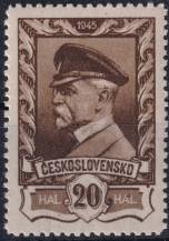 1946, ČSR II, 0383DV, Výplatní známka: Moskevské vydání ✶✶