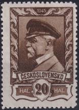 1946, ČSR II, 0383VV, Výplatní známka: Moskevské vydání ✶✶