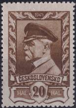1946, ČSR II, 0383VV, Výplatní známka: Moskevské vydání ✶✶