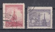 1946, ČSR II, 0438/0439, Města, ⊙