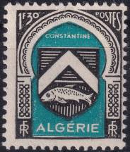 1947/1949, Alžírsko, 0264, Výplatní známka: znaky alžírských měst - Constantine ✶✶