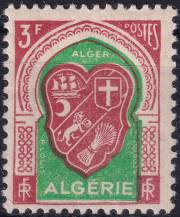 1947/1949, Alžírsko, 0268, Výplatní známka: znaky alžírských měst - Alžír ✶✶
