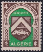 1947/1949, Alžírsko, 0270, Výplatní známka: znaky alžírských měst - Constantine ✶✶