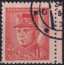 1947, ČSR II, 0417, Výplatní známka: Portréty - M. R. Štefánik ⊙ o P