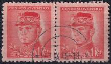 1947, ČSR II, 0417, Výplatní známka: Portréty - M. R. Štefánik ⊙ ◫