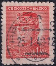 1947, ČSR II, 0417, Výplatní známka: Portréty - M. R. Štefánik ⊙