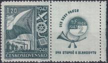 1947, ČSR II, 0447KP, Dvouletý hospodářský plán ✶✶ o P