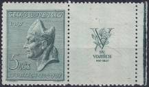 1947, ČSR II, 0452KP, 950. výročí smrti svatého Vojtěcha ✶ o P