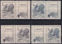 1947, ČSR II, 0458/0459K, 10. výročí úmrtí T. G. Masaryka ✶✶