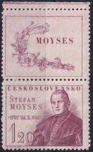 1947, ČSR II, 0460KH, 150. výročí narození Š. Moysese ✶ o H