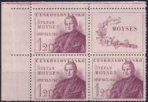 1947, ČSR II, 0460VK-2, 150. výročí narození Š. Moysese ✶✶ ⊞ L H