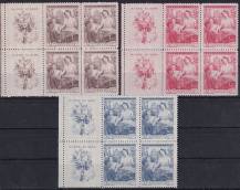 1948, ČSR II, 0467/0469, XI. všesokolský slet v Praze (alegorie) ✶✶ KL ⊞ o L