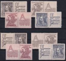 1948, ČSR II, 0470/0473, 600. výročí založení Karlovy univerzity ✶ K