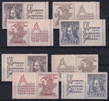 1948, ČSR II, 0470/0473, 600. výročí založení Karlovy univerzity ✶✶ K o