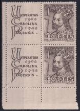 1948, ČSR II, 0470, 600. výročí založení Karlovy univerzity: Karel IV. ✶✶ KL ⊞ L D