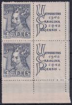 1948, ČSR II, 0473, 600. výročí založení Karlovy univerzity: Karel IV. ✶✶ KP ⊞ P D