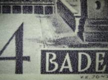 1948, Francouzská okupační zóna (Bádensko), 29aVII, Výplatní známka: Osobnosti a obrázky z Bádenska (III): Zámek Rastatt ⊙