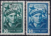 1948, SSSR, 1242/1243 Den námořní válečné flotily  ⊙