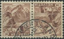 1948, Švýcarsko, 0500Tb, Výplatní známka: Krajinky - Pilatus ⊙
