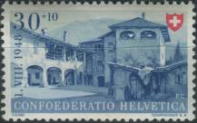 1948, Švýcarsko, 0511, "Pro Patria": Venkovské domy - Domy v Tessinu ∗∗