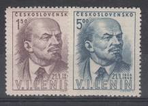 1949, ČSR II, 0498/0499, V.I.Lenin, **