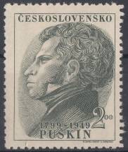 1949, ČSR II, 0516, A.S.Puškin, **