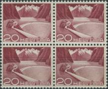 1949, Švýcarsko, 0533II, Výplatní známka: Krajinky a technické motivy - Přehrada Grimsel ∗∗ ⊞