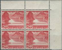 1949, Švýcarsko, 0534, Výplatní známka: Krajinky a technické motivy - Jezerní hráz u Melide (Luganské jezero) ∗∗ ⊞ P H