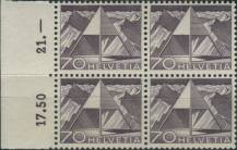 1949, Švýcarsko, 0540bp, Výplatní známka: Krajinky a technické motivy - Triangulační bod Finsteraarhornu ∗∗ ⊞ o L