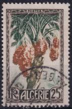 1950, Alžírsko, 0291, Výplatní: zemské ovoce - datle ⊙