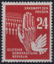 1950, NDR, 0279, Mír: Hřbitov vojáků  ✶✶