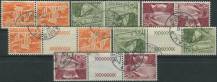 1950, Švýcarsko, 0530+0531+0533IITb+STb, Výplatní známka: Krajinky a technické motivy ⊙