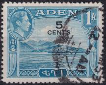 1951, Aden, 37, Výplatní známka ⊙