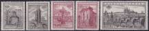 1955, ČSR II, 0853/0857A, Mezinárodní výstava poštovních známek PRAGA 1955 ✶✶