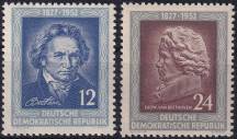 1952, NDR, 0300/0301, 125. výročí úmrtí Ludwiga van Beethovena  ✶✶