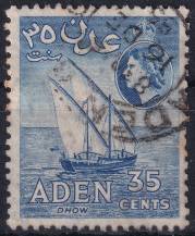 1953, Aden, 53, Výplatní: královna Alžběta II. - dau ⊙