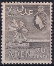 1953, Aden, 55, Výplatní: královna Alžběta II. - extrakce soli ✶