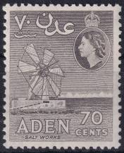 1953, Aden, 55, Výplatní: královna Alžběta II. - extrakce soli ✶✶