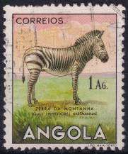 1953, Angola, 0374, Výplatní: zvířata - Equus zebra ⊙