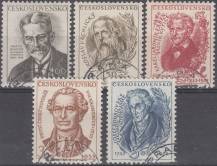1953, ČSR II, 0707/0711, Spisovatelé, ⊙