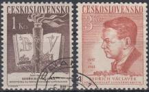 1953, ČSR II, 0712/0713, Bedřich Václavek, ⊙